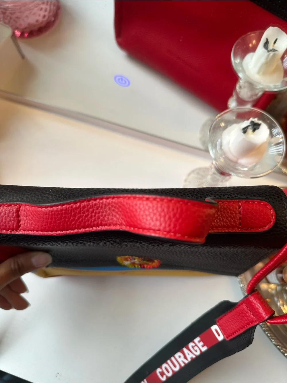 Danielle Nicole Harry Potter Colorblock Crossbody in Black, Red, Blue & Yellow - Picture 7 of 14